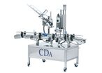 Integral capsule or foil dispensing & crimping system - Cap System Model