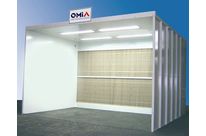 Liquid Painting Booth with Horizontal Ventilation