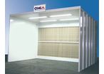 Liquid Painting Booth with Horizontal Ventilation