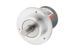 Encoders Absolute singleturn Sendix M5858A, IO-Link, Ø 58 mm flange, magnetic, shaft.