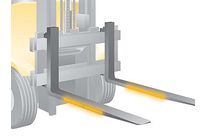 Forks with reflectors