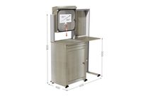 Stainless steel computer cabinet | MOBIPOST 550B INOX