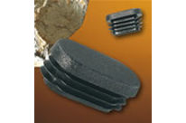 Oval hole plugs for tubes