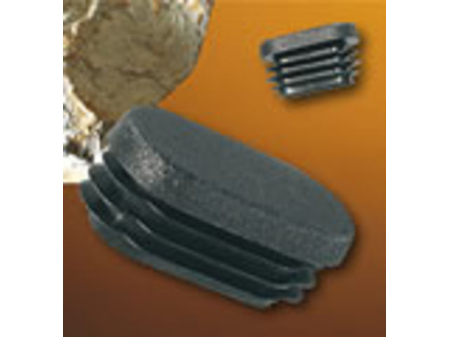 Oval hole plugs for tubes