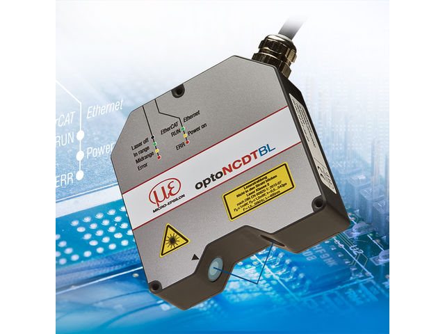 optoNCDT 2300-2DR laser sensor combines speed and precision