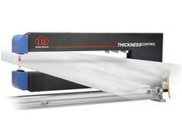 Non-contact measurement of thickness and width of coils - Industrial CFC thickness measurement system