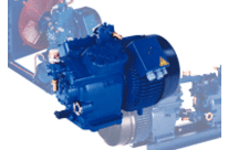 Open type motor compressors