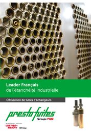 Catalogue Heat exchanger tube plugging