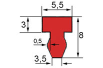 Silicone seal to suit MECAPLASTIC