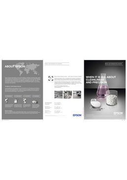 EPSON ROBOTS - MEDICAL & PHARMACEUTICAL INDUSTRY