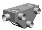 SISTO-CM409 Multi-Port Valve, forged body, PN16