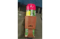 Leather aerosol pouch