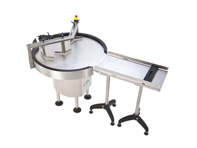 Range of custom-made rotary feed and reception tables