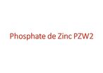 ZINC PHOSPHATE DI-HYDRATE - ZINC PHOSPHATE PZW2 