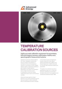 Calibration Solutions Overview