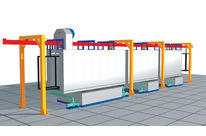 Washing machine tunnel