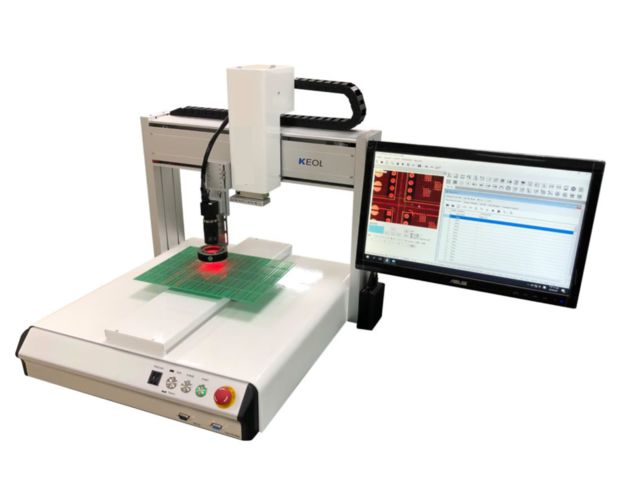 BENCHTOP ROBOT KEOL-R320LSV ENDLESS SCREW WITH PROGRAMMING CAMERA