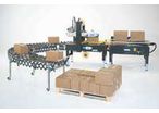 Semi-Automatic case erector with box pusher: F104