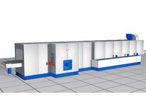  Washing drying lines with span conveyor