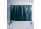 1-panel Mobile protection screen with welding strip curtain