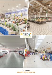 AIRIS Catalogue contextuel Grande distribution Retail 2017 - LED Lightings for shop