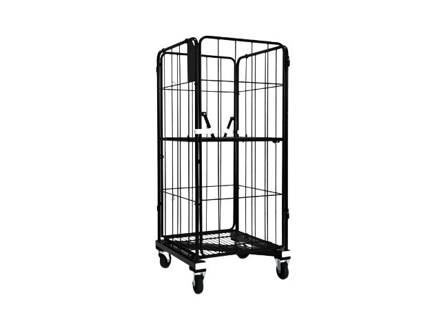 NESTABLE ROLL CAGE BLACK ELECTROGALVANIZED