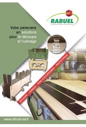 Catalogue Cutting and machining wood panel