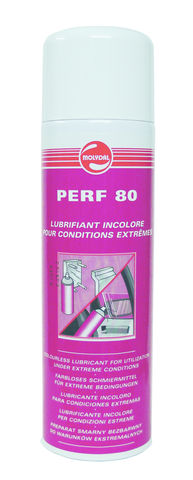 SYNTHETIC LUBRICANT FLUID FOR ACCIDENTAL CONTACT WITH FOODSTUFFS : PERF 80