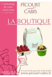 Catalogue Food packaging store catalog