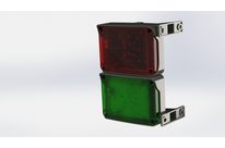 Traffic light - bicoloured mono light