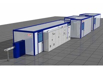 Painting line for cosmetics