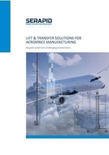 Lift & Transfer solutions for aerospace manufacturing