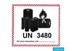 Lithium Battery Mark – UN 3480 (105 x 74mm) - CODE 786