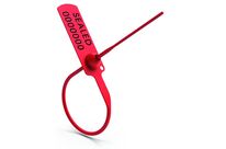 Warranty seal Plastic scraper with metal insert