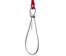 Wire rope sling - Superflexible - Flat 6-strands braid