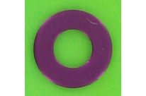 Washers and Circlips : Flat Washers - Without Chamfer - Medium Series &amp;quot;M&amp;quot; - Aluminium - Blister pack of 5 Washers, M Series AG3 OA, Purple