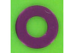 Washers and Circlips : Flat Washers - Without Chamfer - Medium Series "M" - Aluminium - Blister pack of 5 Washers, M Series AG3 OA, Purple