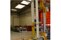 Manipulator of deflector by suction cups - custom-made ZE solution