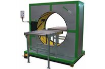 Semiautomatic orbital wrapping machine