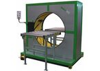 Semiautomatic orbital wrapping machine