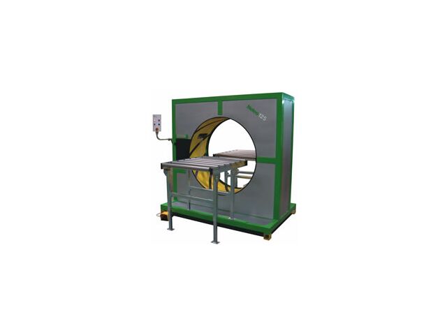 Semiautomatic orbital wrapping machine