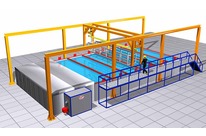 Multiphase dive washing lines