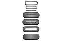 Universal cable glands for flat and round cables