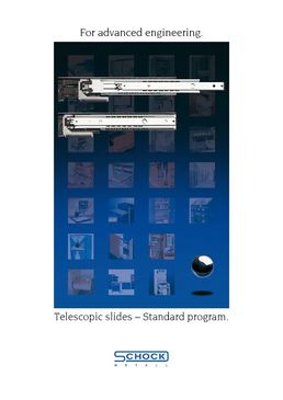 Telescopic slides – Standard program
