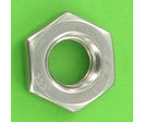 Nuts : Hex Nuts - Thin Hex Nut, Hm, 0.5D - Thin Hex Nut, Hm, A2 Stainless Steel, DIN 439