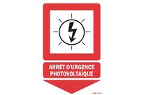 Emergency stop panel Photovoltaic