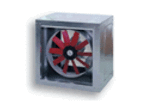 Industrial range : Axial flow fans in thermo-acoustic isolating box : AXI BOX /AXI BOX S