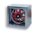 Industrial range : Axial flow fans in thermo-acoustic isolating box : AXI BOX /AXI BOX S