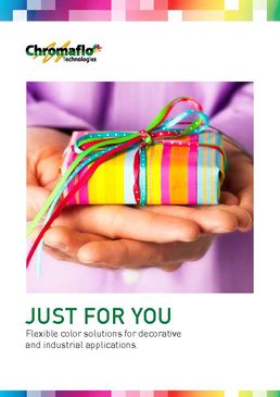 Flexible color solutions for decorative and industrial applications