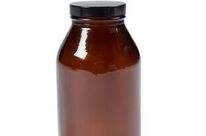 1L Glass Powder Amber Jar - CODE 70